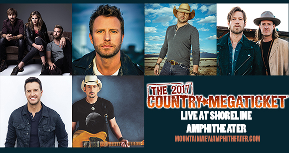 2017 Country Megaticket Tickets (Includes All Performances) at Shoreline Amphitheatre