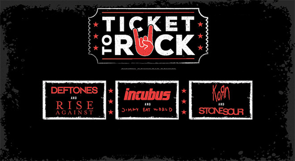 2017 Ticket to Rock (Includes All Performances) at Shoreline Amphitheatre
