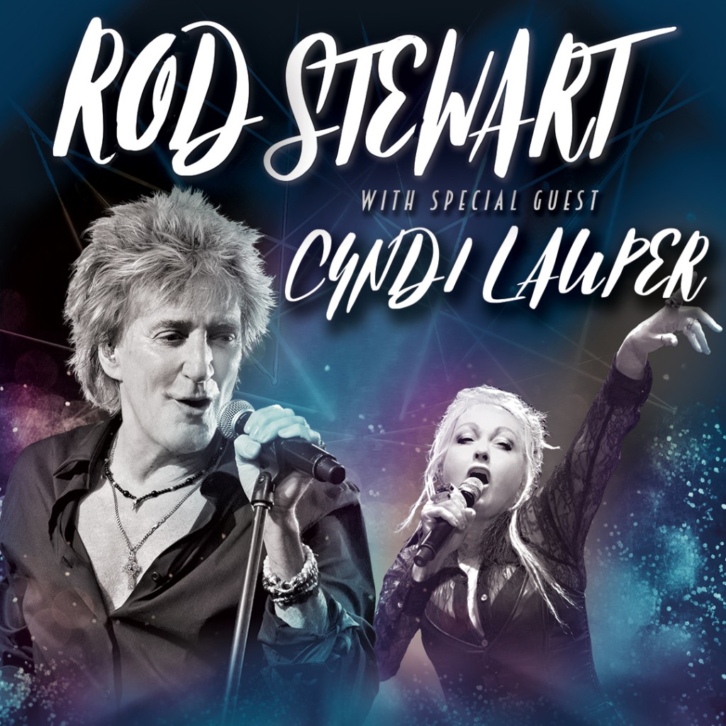 Rod Stewart & Cyndi Lauper at Shoreline Amphitheatre