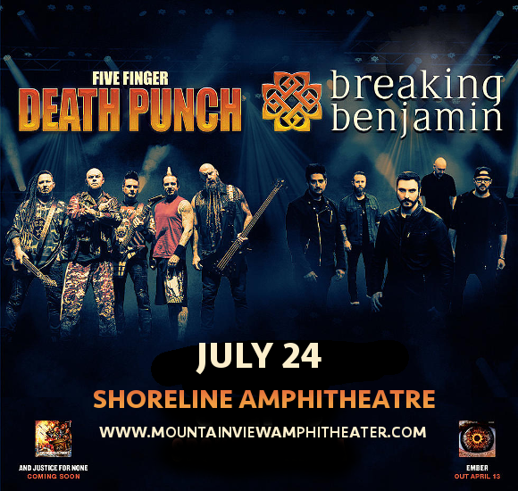 Five Finger Death Punch & Breaking Benjamin at Shoreline Amphitheatre
