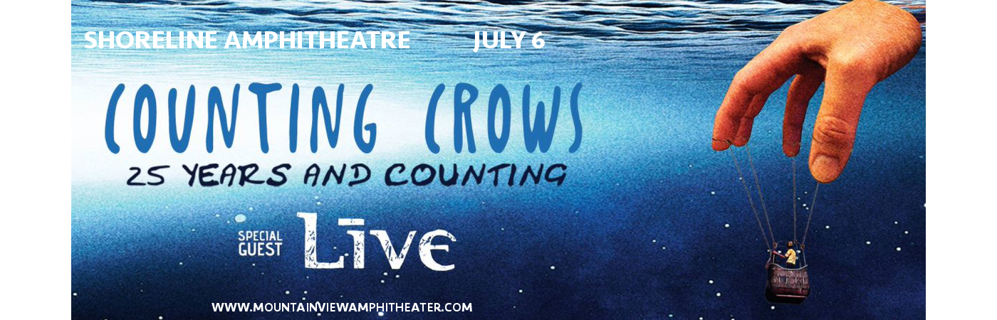 Counting Crows & Live - Band at Shoreline Amphitheatre