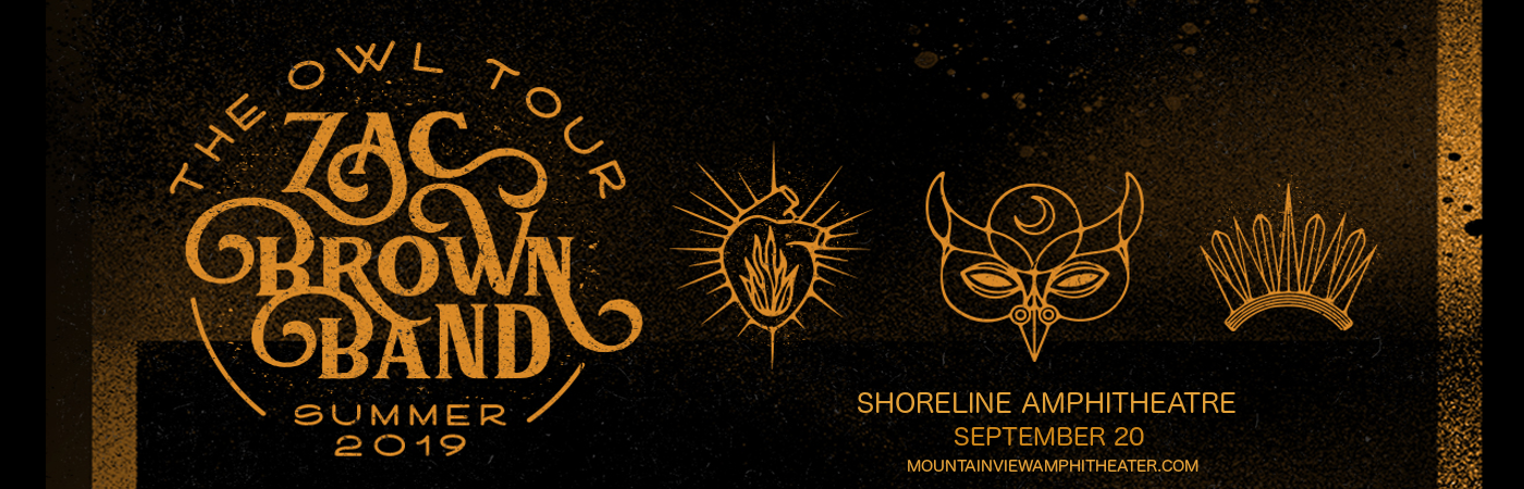 Zac Brown Band at Shoreline Amphitheatre tickets Zac Brown Band at Shoreline Amphitheatre