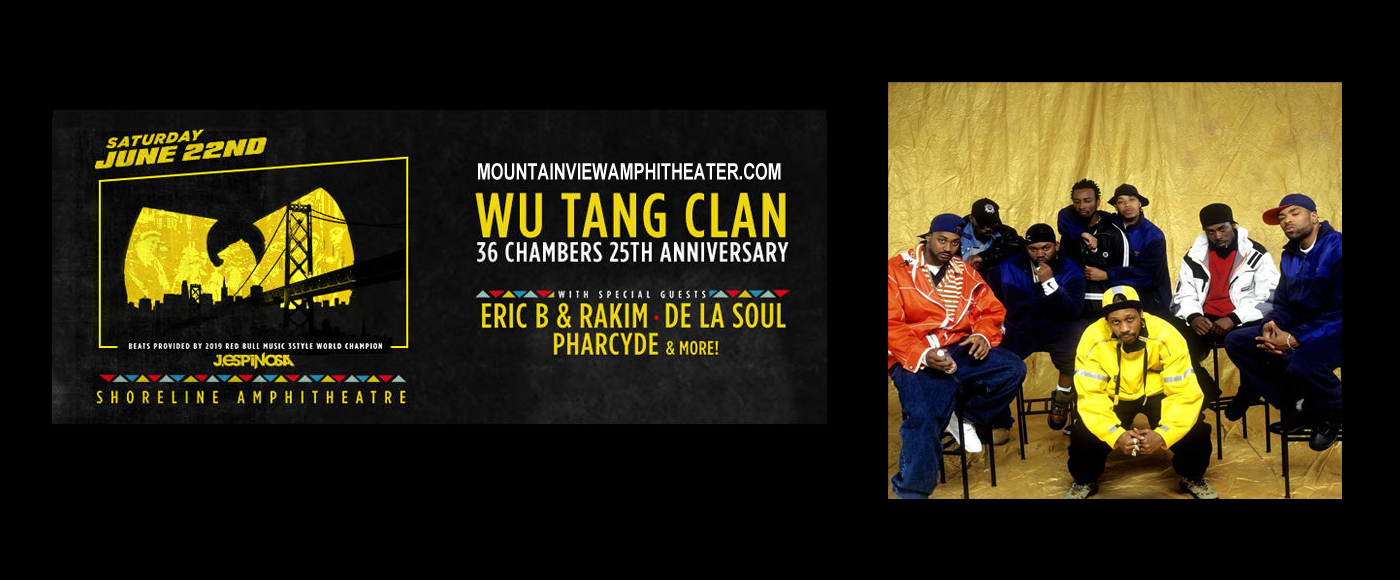 Wu-Tang Clan 22nd June | Shoreline Amphitheatre at Mountain View, California