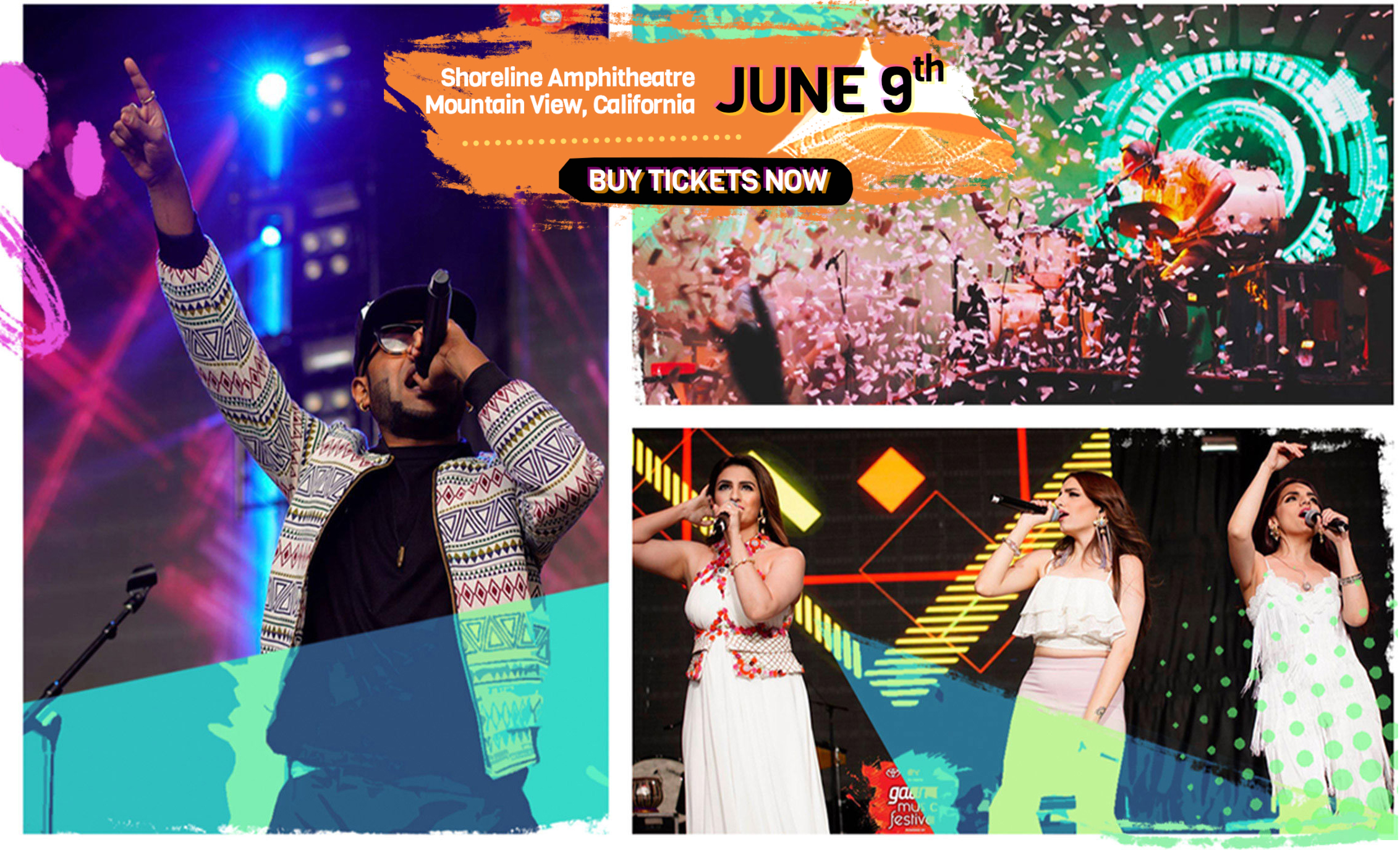 Gaana Music Festival at Shoreline Amphitheatre