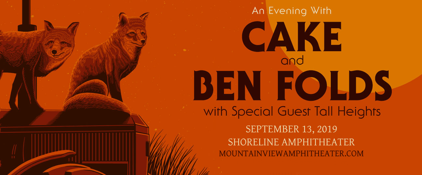 Ben Folds & Cake at Shoreline Amphitheatre