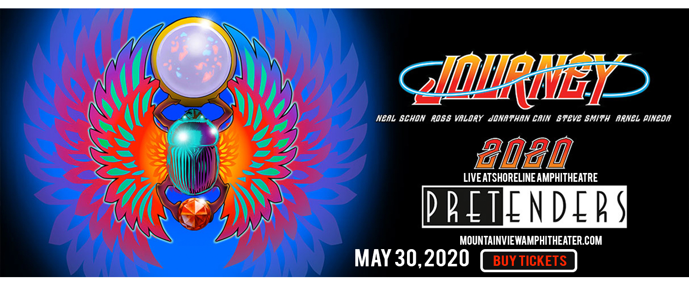 Journey & The Pretenders at Shoreline Amphitheatre tickets Journey & The Pretenders at Shoreline Amphitheatre