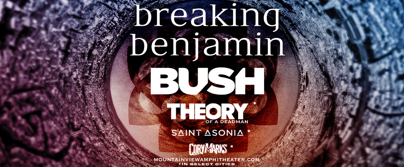 Breaking Benjamin & Bush [CANCELLED] at Shoreline Amphitheatre