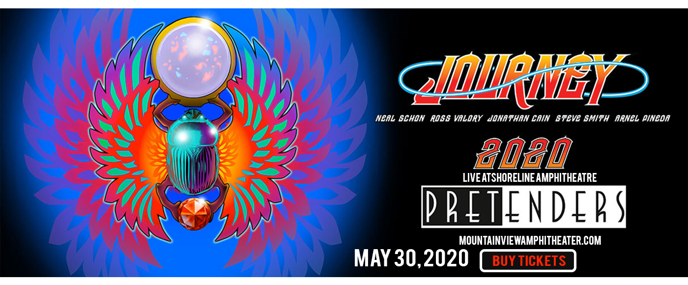 Journey & The Pretenders [CANCELLED] at Shoreline Amphitheatre