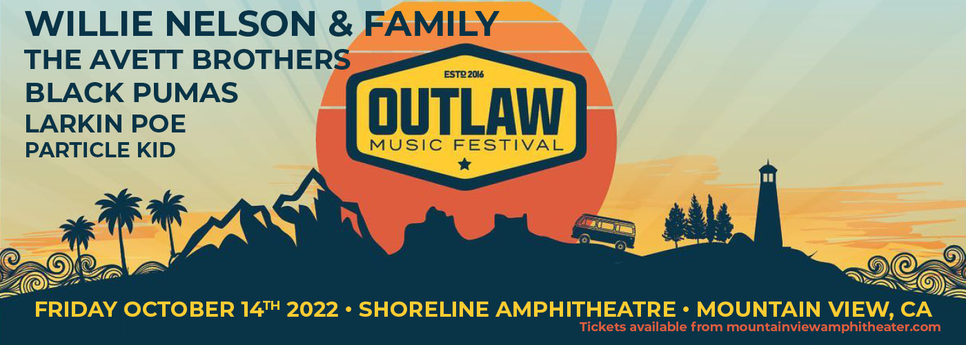 Outlaw Music Festival: Willie Nelson, The Avett Brothers, Black Pumas & Larkin Poe at Shoreline Amphitheatre