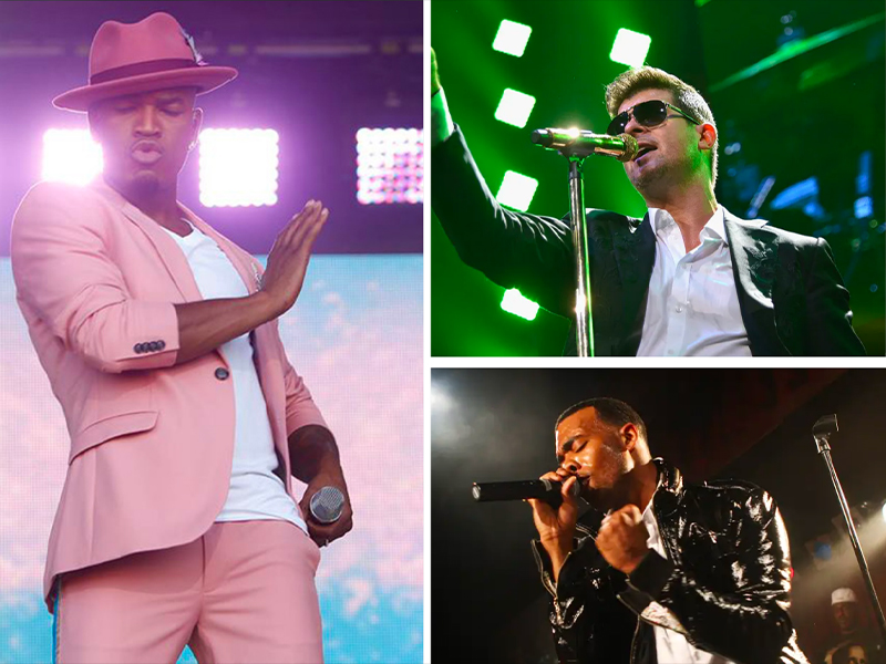 Ne-Yo, Robin Thicke & Mario at Shoreline Amphitheatre