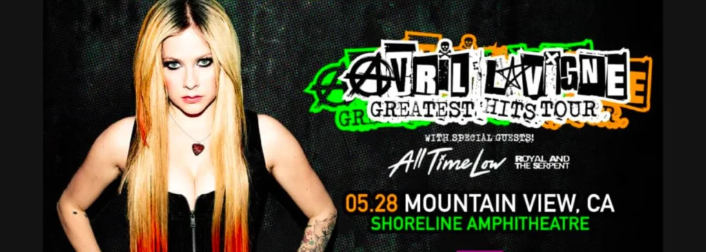 Avril Lavigne at Shoreline Amphitheatre - CA
