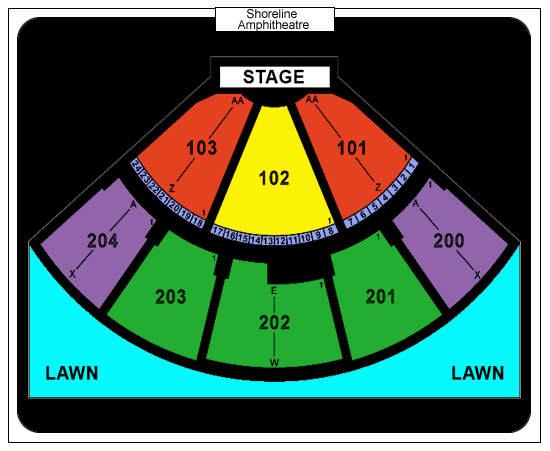 Florida Amphitheater Seating Chart