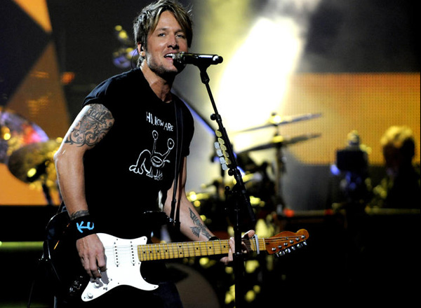 Keith Urban, Brett Eldredge & Maren Morris at Shoreline Amphitheatre