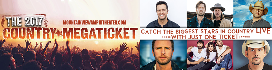 2017 Country Megaticket Tickets (Includes All Performances) at Shoreline Amphitheatre