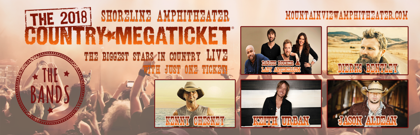 2018 Country Megaticket at Shoreline Amphitheatre