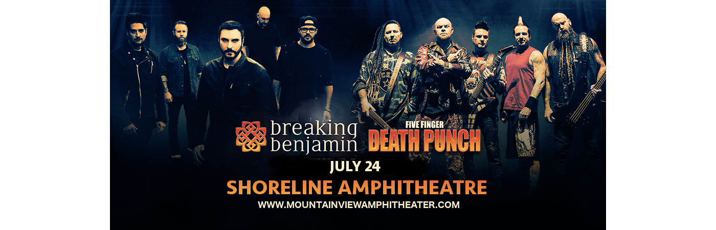 Five Finger Death Punch & Breaking Benjamin at Shoreline Amphitheatre