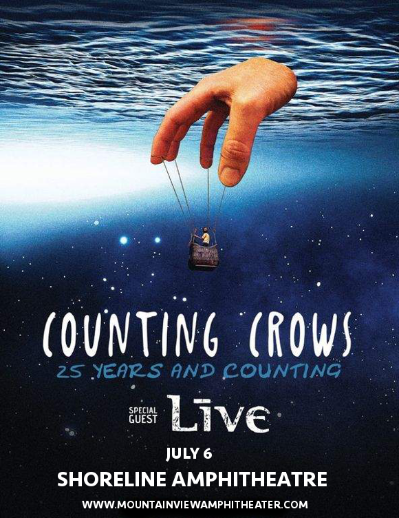 Counting Crows & Live - Band at Shoreline Amphitheatre