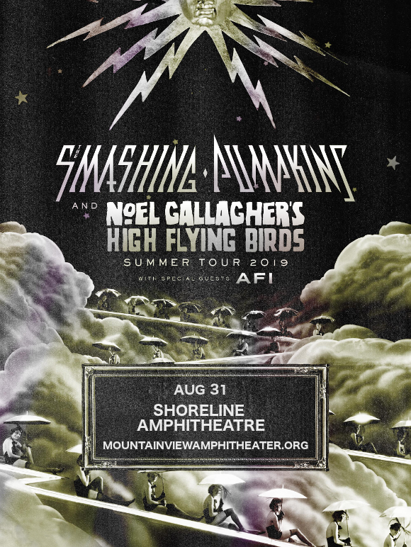 smashing pumpkins tour shoreline amphitheatre