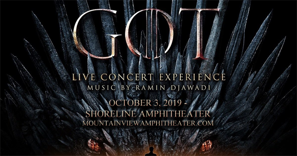 Game of Thrones Live Concert Experience at Shoreline Amphitheatre