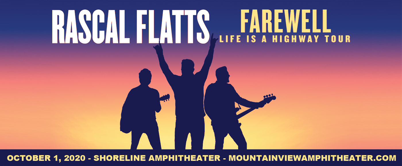 Rascal Flatts at Shoreline Amphitheatre tickets Rascal Flatts at Shoreline Amphitheatre
