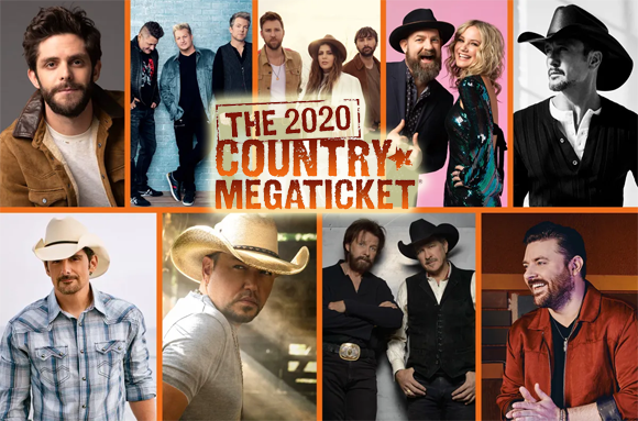 Country Megaticket (Includes Tickets To All Performances) [CANCELLED] at Shoreline Amphitheatre