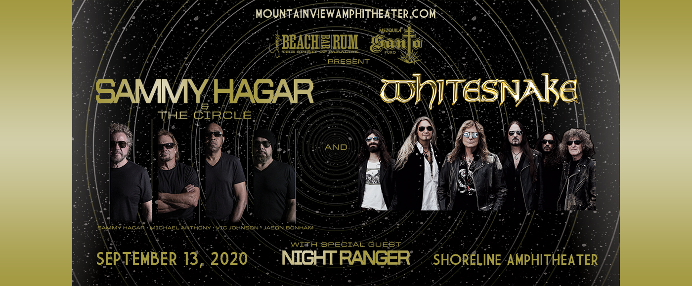 Sammy Hagar and the Circle & Whitesnake [CANCELLED] at Shoreline Amphitheatre