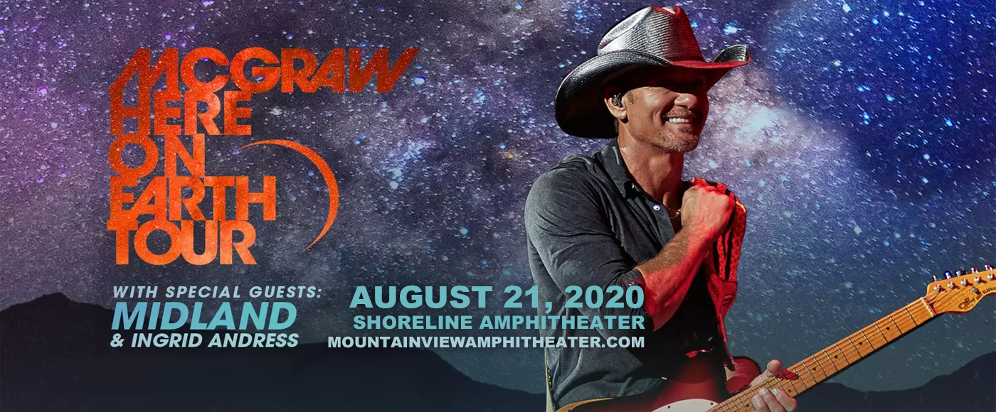 Tim McGraw [CANCELLED] at Shoreline Amphitheatre