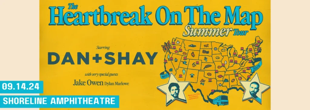 Dan And Shay at Shoreline Amphitheatre - CA